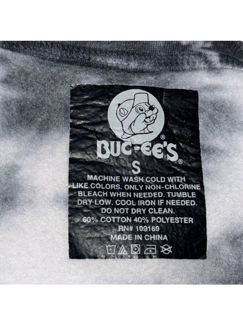 Bucees Racing Tie Dye Graphic Sweatshirt Size S NWOT - Picture 2 of 5